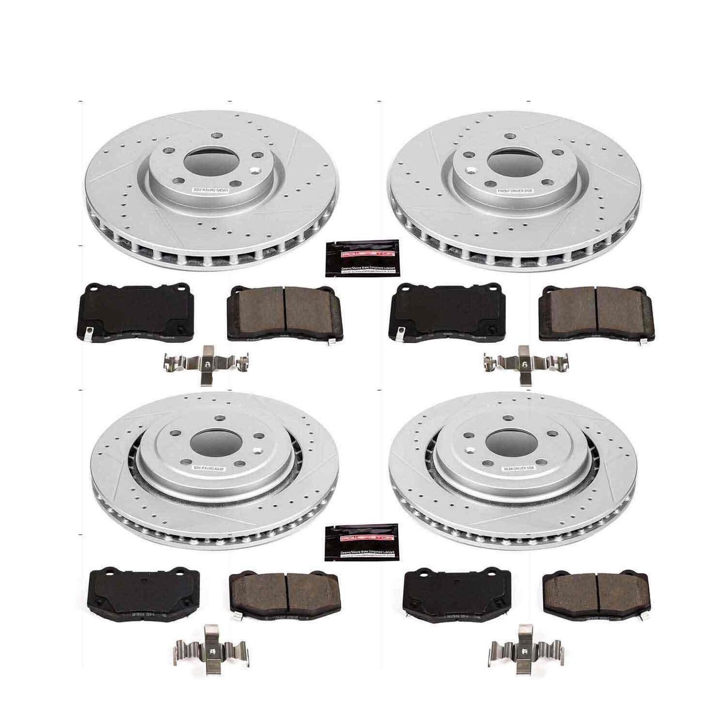 PowerStop Power Stop 15-19 Chevrolet Corvette Front & Rear Z23 Evolution Sport Brake Kit K7291