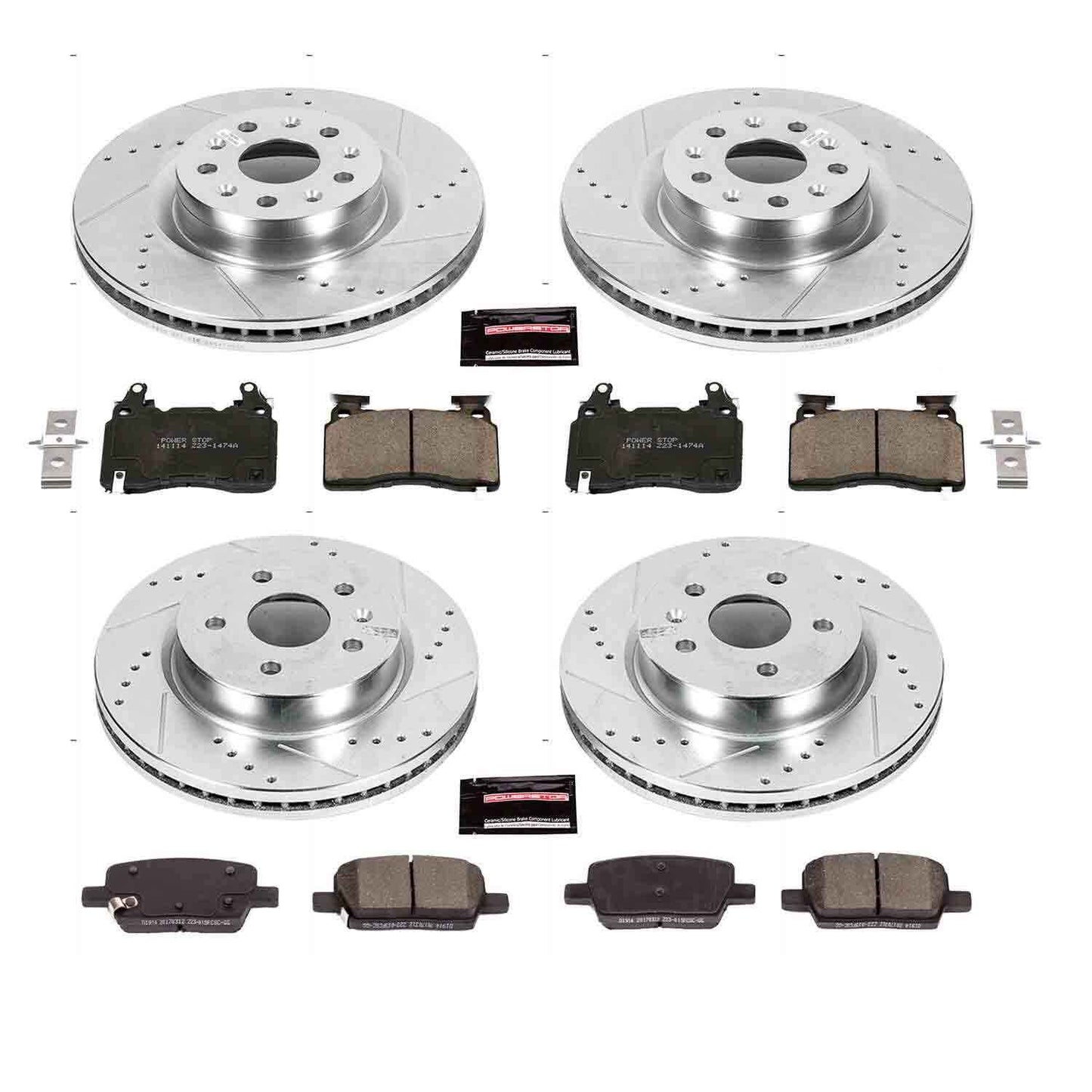 PowerStop Power Stop 16-18 Cadillac CT6 Front & Rear Z23 Evolution Sport Brake Kit K7292