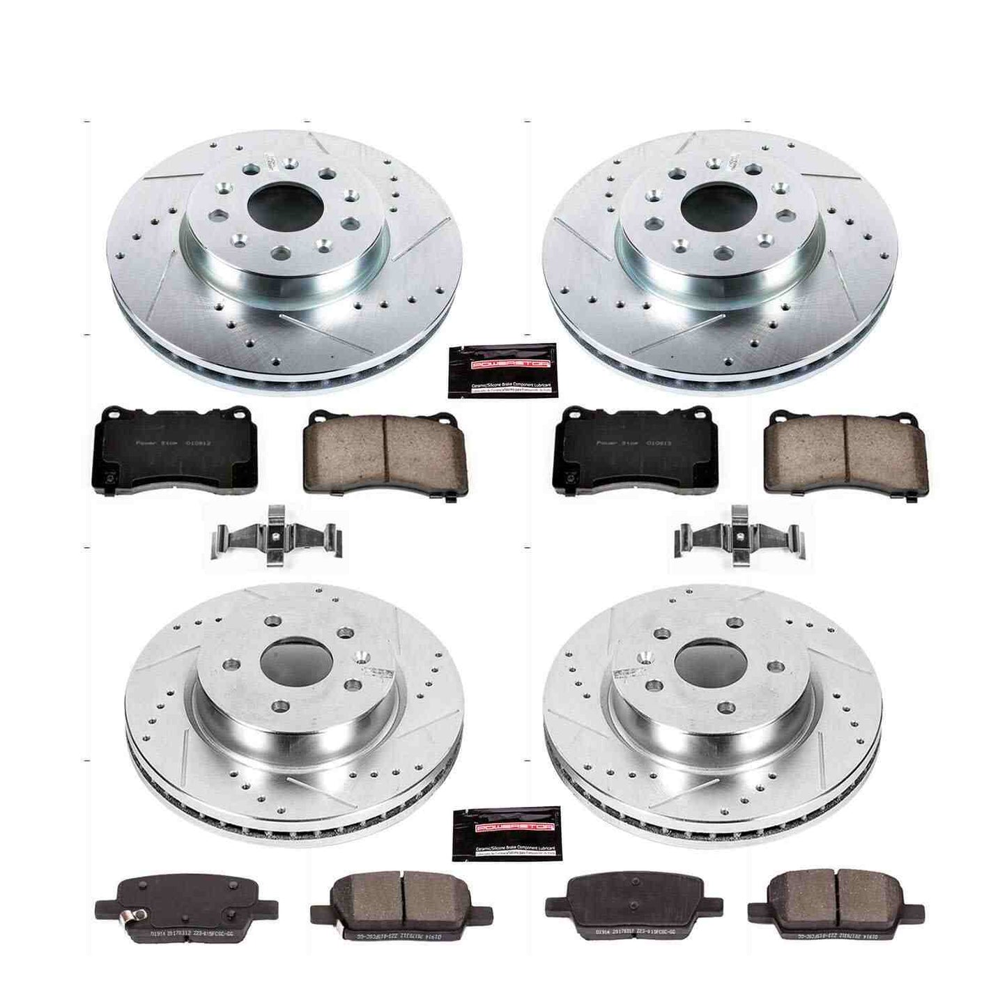 PowerStop Power Stop 16-19 Chevrolet Camaro Front & Rear Z23 Evolution Sport Brake Kit K7293