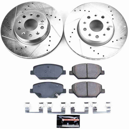PowerStop Power Stop 16-19 Chevrolet Camaro Front Z23 Evolution Sport Brake Kit K7295