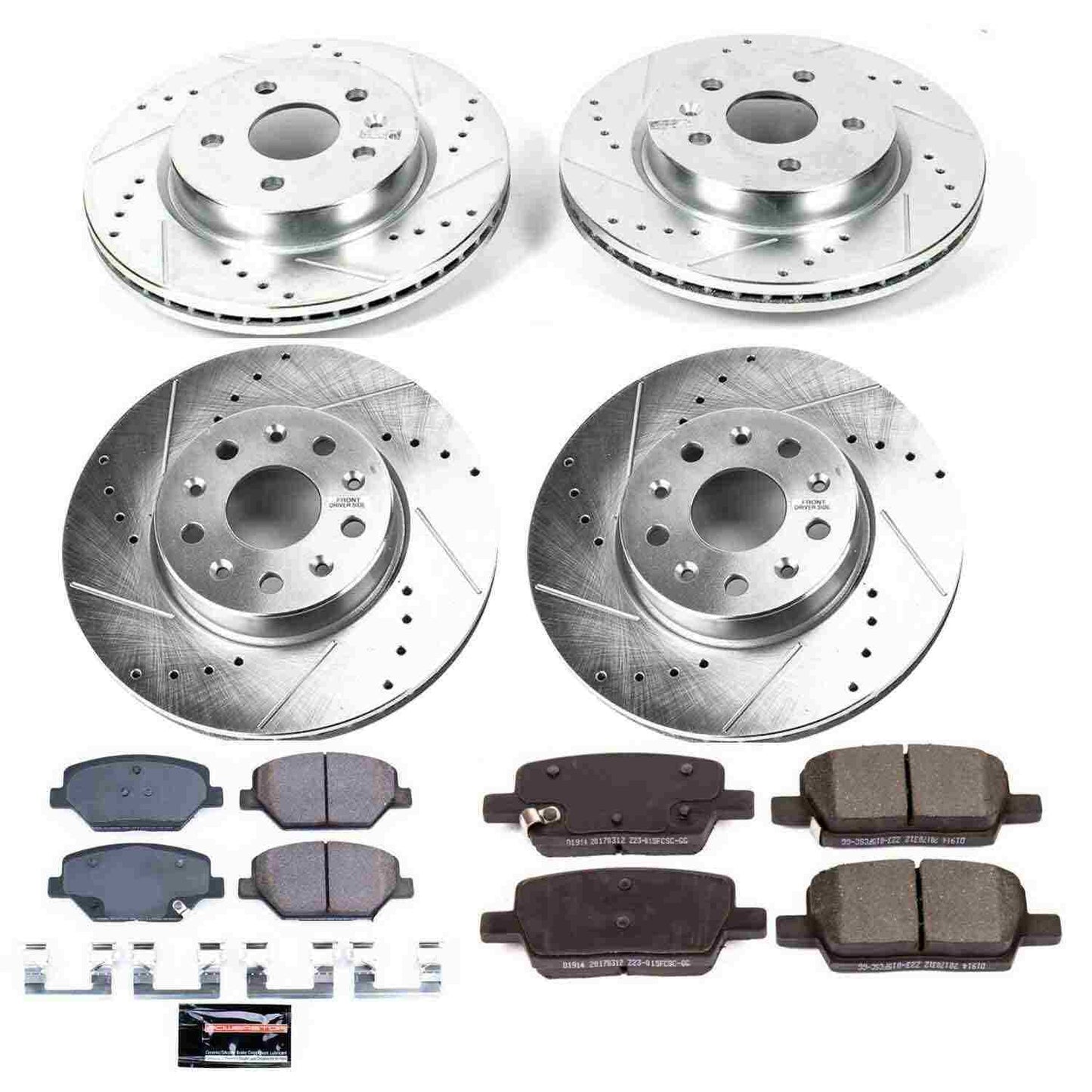 PowerStop Power Stop 16-19 Chevrolet Camaro Front & Rear Z23 Evolution Sport Brake Kit K7296