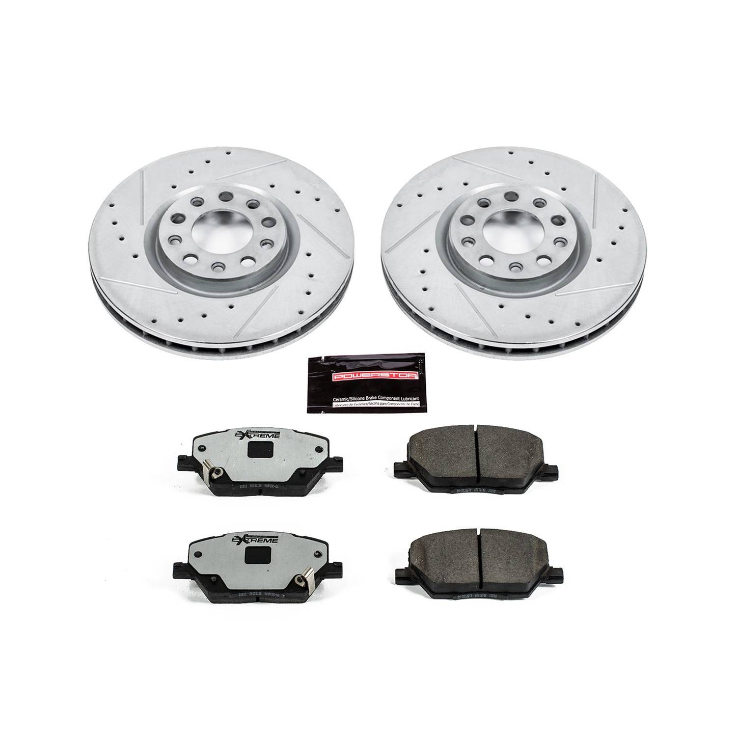 PowerStop Power Stop 16-18 Fiat 500X Front Z36 Truck & Tow Brake Kit K7299-36