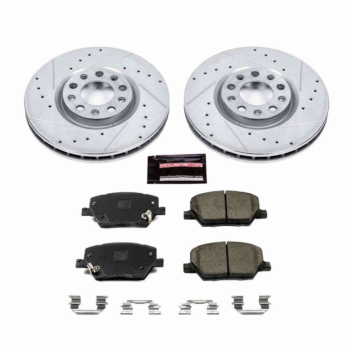 PowerStop Power Stop 16-18 Fiat 500X Front Z23 Evolution Sport Brake Kit K7299