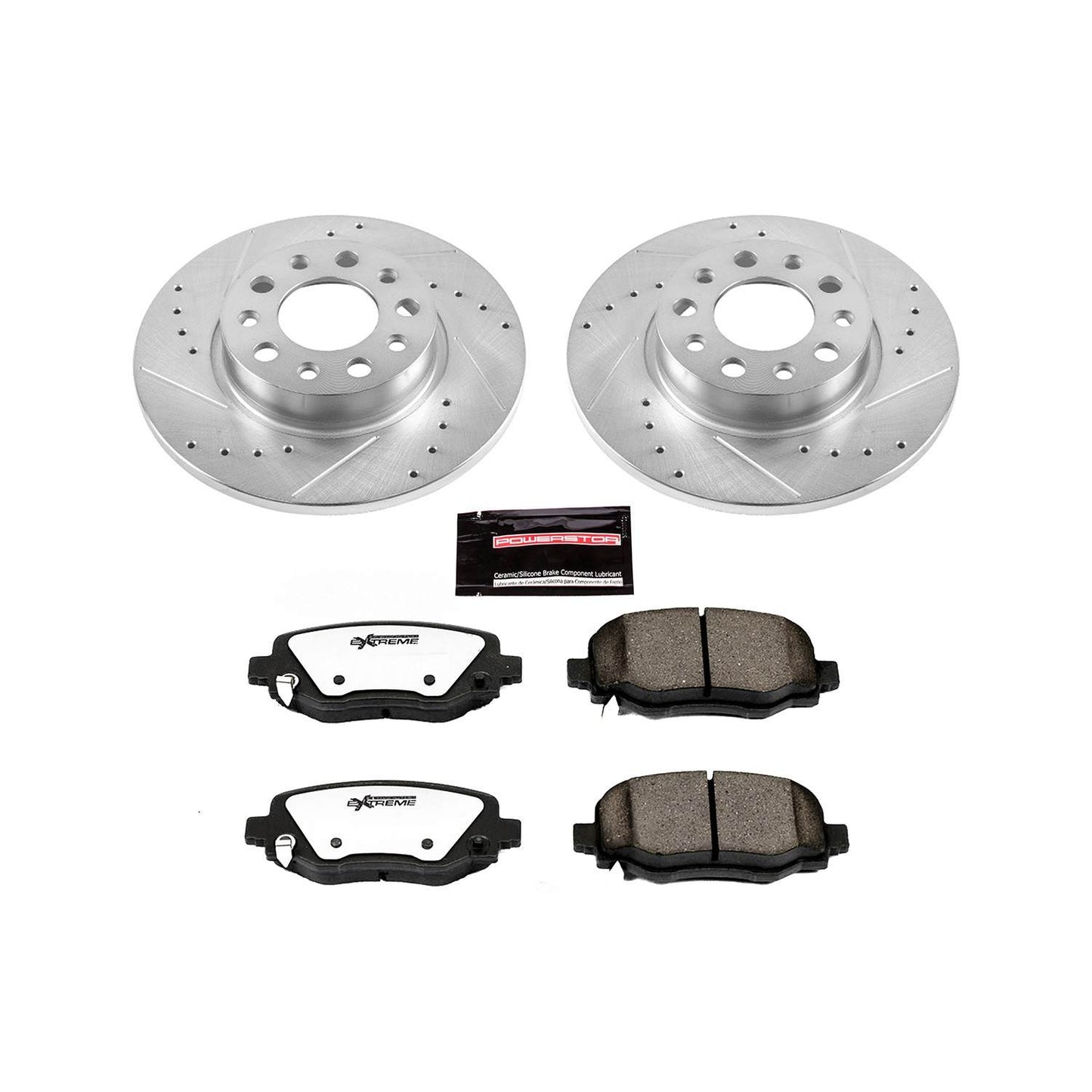 PowerStop Power Stop 16-18 Fiat 500X Rear Z36 Truck & Tow Brake Kit K7301-36