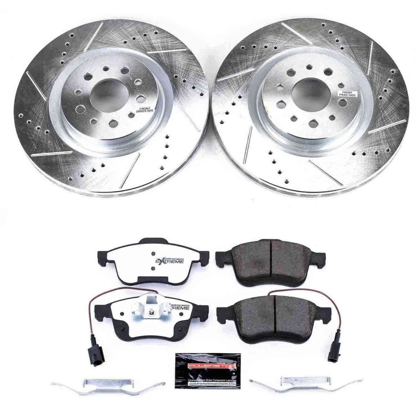 PowerStop Power Stop 15-18 Ram ProMaster City Front Z36 Truck & Tow Brake Kit K7302-36