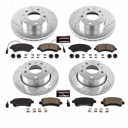 PowerStop Power Stop 15-19 Ram ProMaster 1500 Front & Rear Z23 Evolution Sport Brake Kit K7305