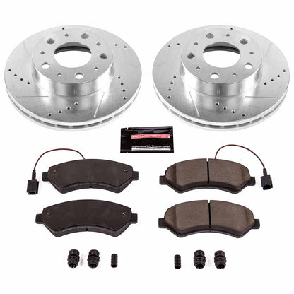 PowerStop Power Stop 14-19 Ram ProMaster 1500 Front Z23 Evolution Sport Brake Kit K7306