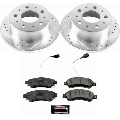 PowerStop Power Stop 14-19 Ram ProMaster 1500 Rear Z23 Evolution Sport Brake Kit K7310