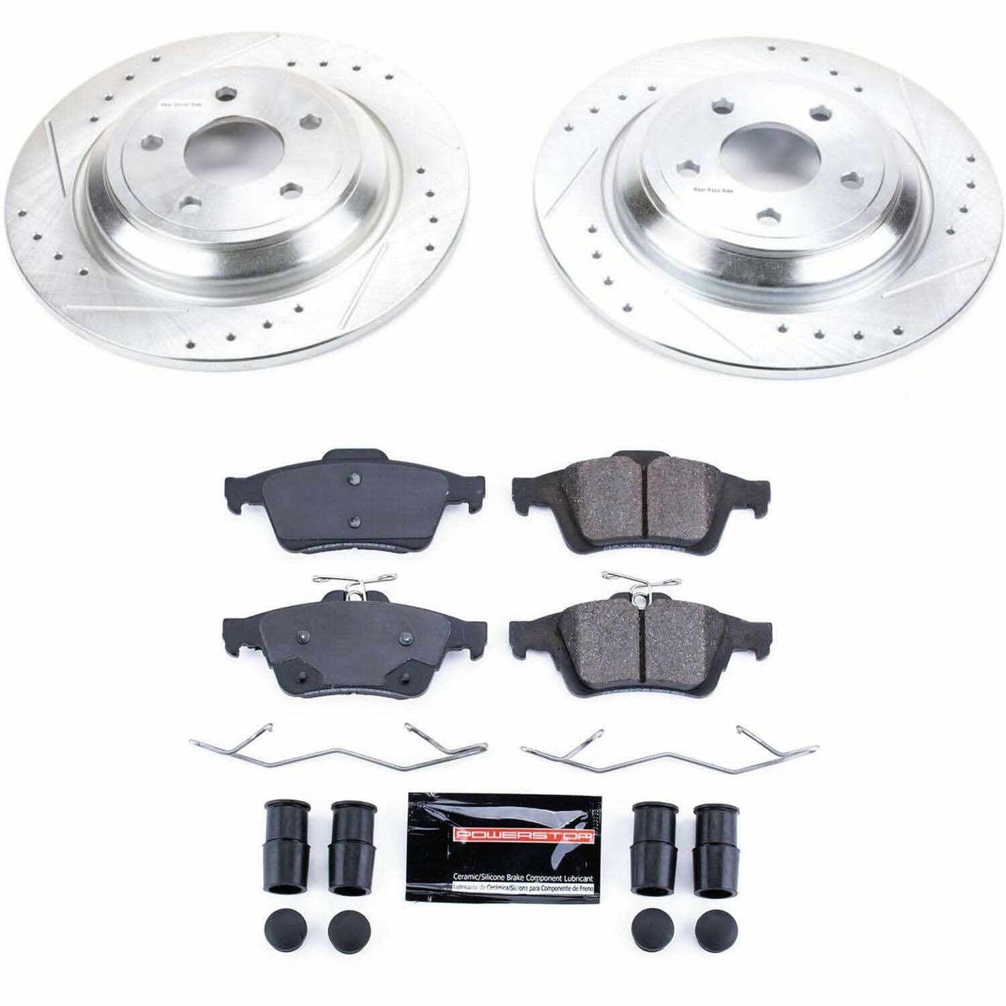PowerStop Power Stop 16-18 Ford Focus Rear Z23 Evolution Sport Brake Kit K7320