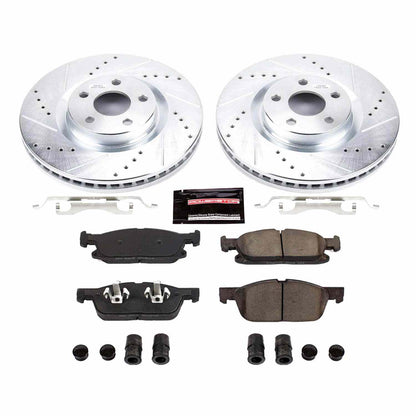 PowerStop Power Stop 15-19 Ford Edge Front Z23 Evolution Sport Brake Kit K7321