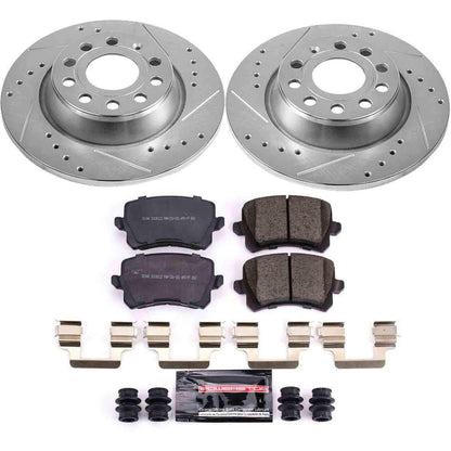 PowerStop Power Stop 2015 Audi Q3 Rear Z23 Evolution Sport Brake Kit K7324
