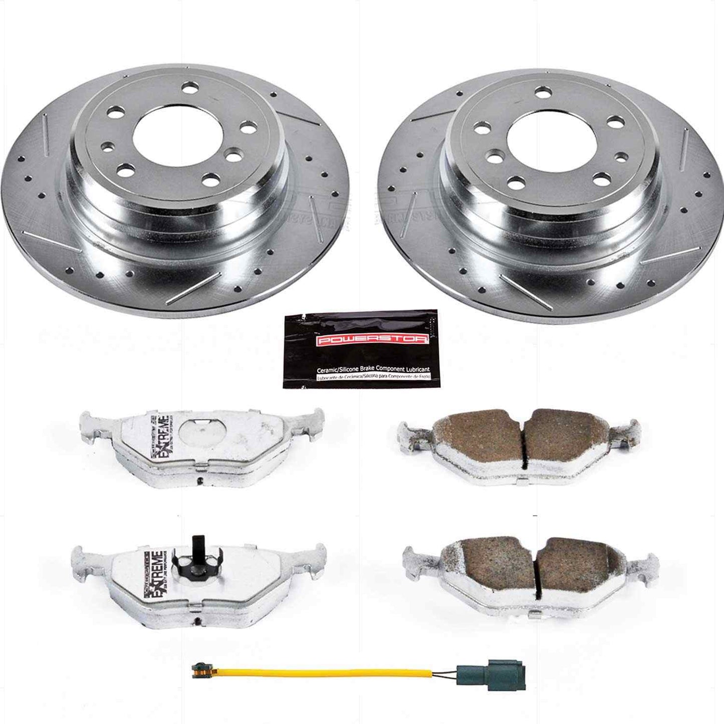 PowerStop Power Stop 1989 BMW 525i Rear Z26 Street Warrior Brake Kit K7336-26