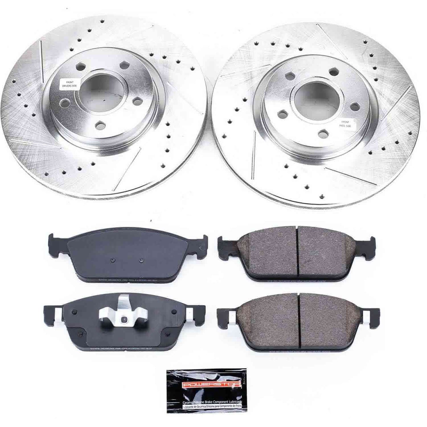 PowerStop Power Stop 17-18 Ford Escape Front Z23 Evolution Sport Brake Kit K7338