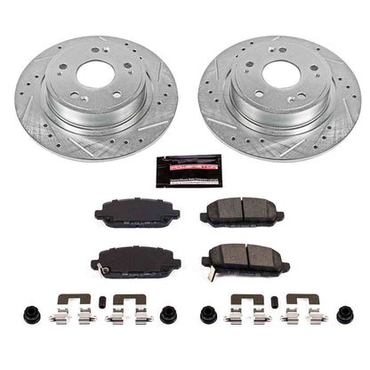 PowerStop Power Stop 16-18 Honda HR-V Rear Z23 Evolution Sport Brake Kit K7340