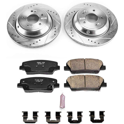 PowerStop Power Stop 11-16 Hyundai Equus Rear Z23 Evolution Sport Brake Kit K7341