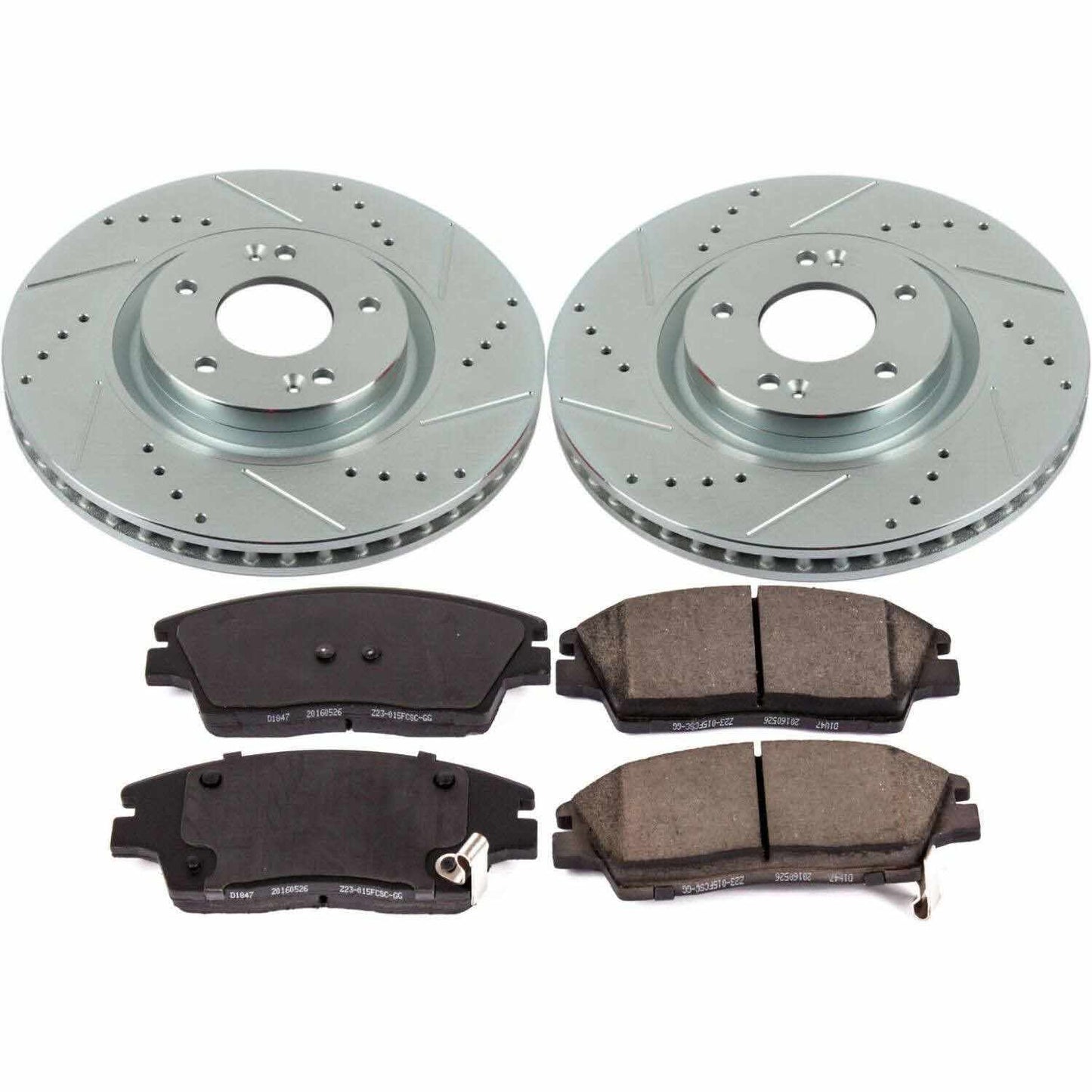 PowerStop Power Stop 15-17 Hyundai Tucson Front Z23 Evolution Sport Brake Kit K7343