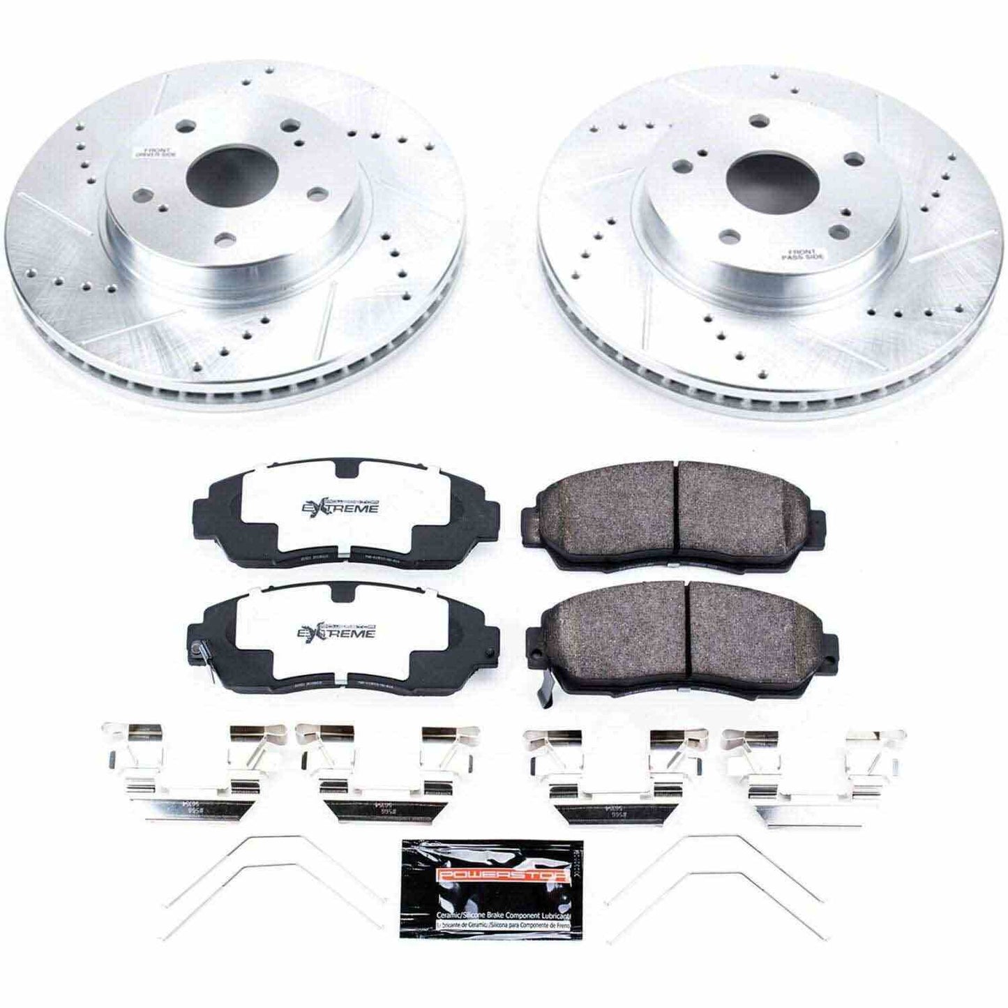 PowerStop Power Stop 15-18 Subaru Legacy Front Z26 Street Warrior Brake Kit K7356-26