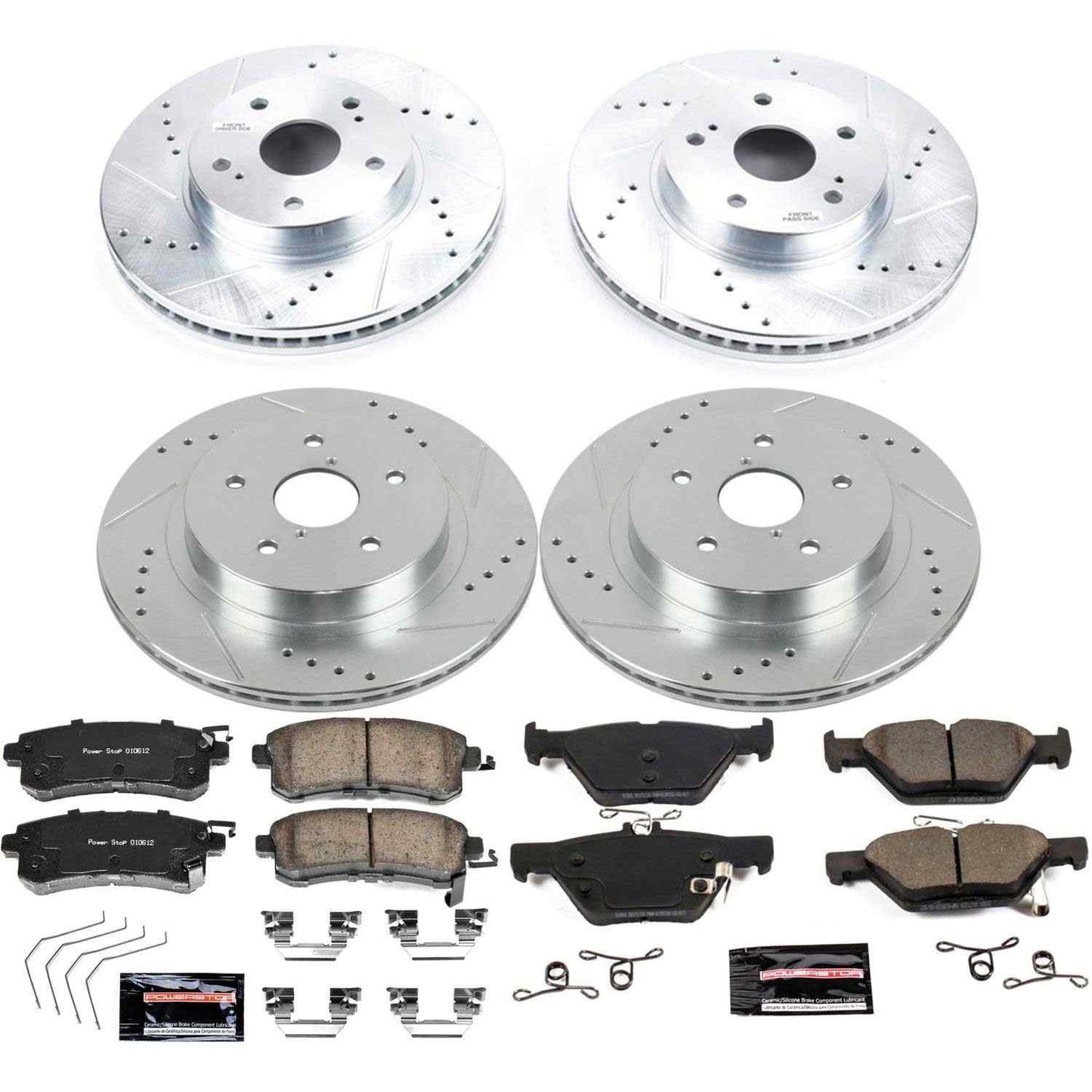 PowerStop Power Stop 15-18 Subaru Legacy Front & Rear Z23 Evolution Sport Brake Kit K7357