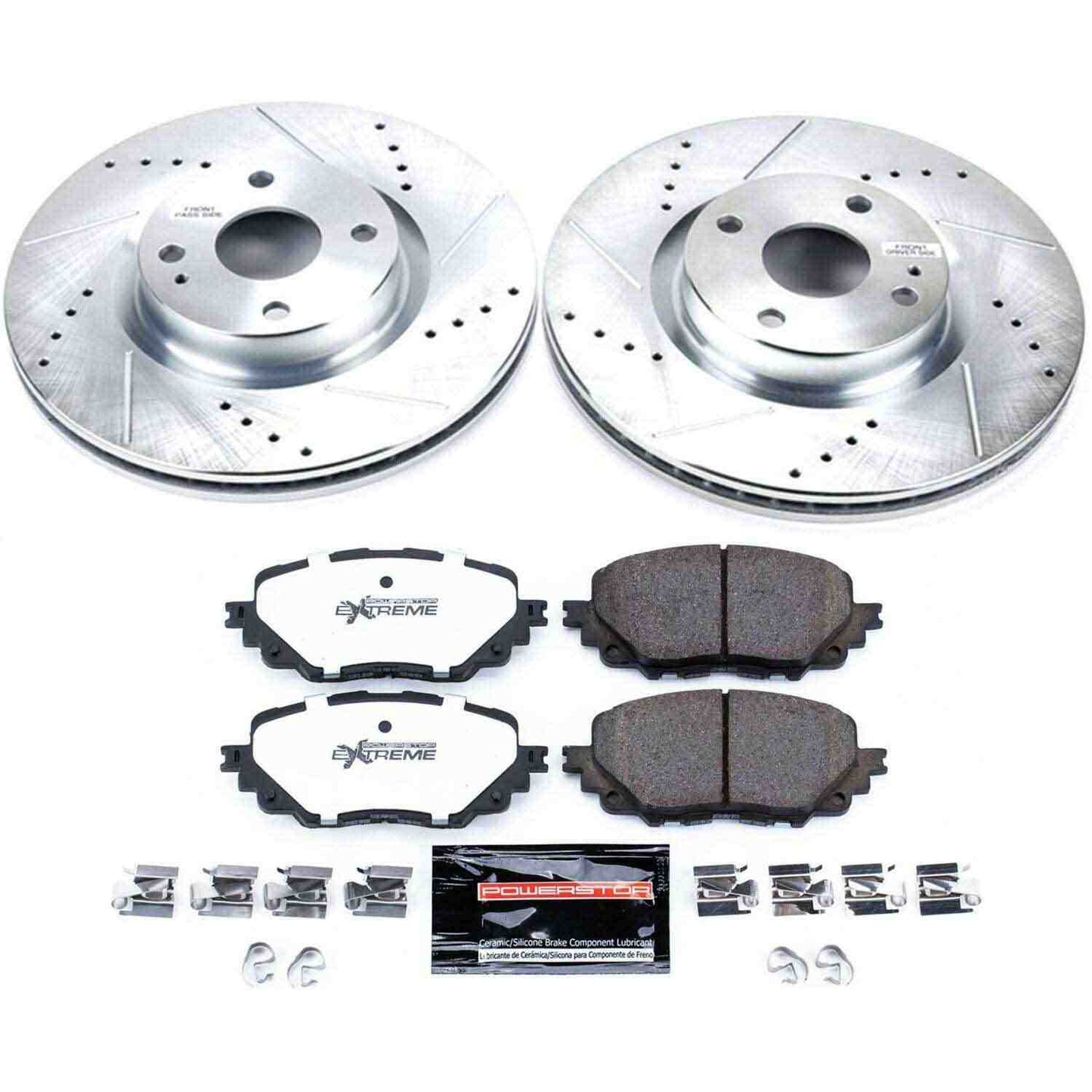 PowerStop Power Stop 17-19 Fiat 124 Spider Front Z26 Street Warrior Brake Kit K7358-26