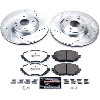 PowerStop Power Stop 17-19 Fiat 124 Spider Front Z26 Street Warrior Brake Kit K7358-26