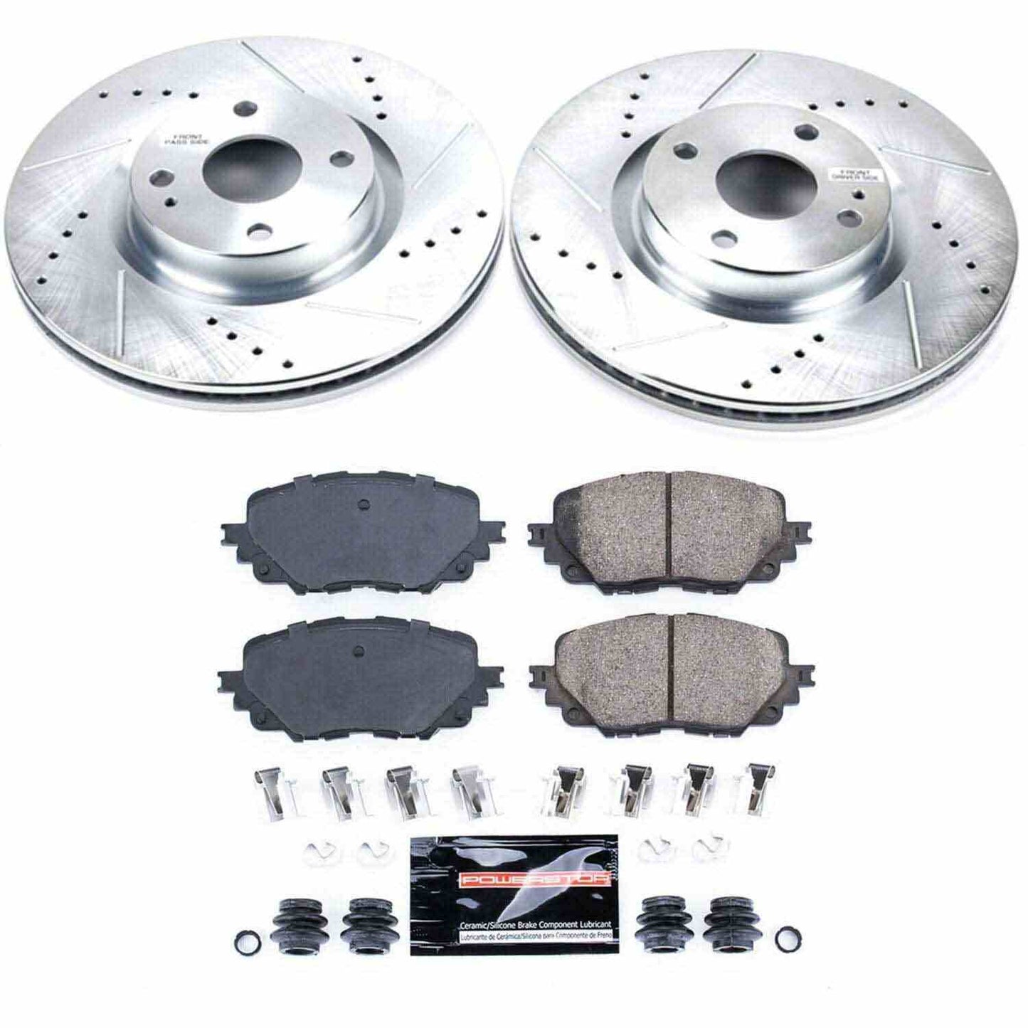 PowerStop Power Stop 17-19 Fiat 124 Spider Front Z23 Evolution Sport Brake Kit K7358