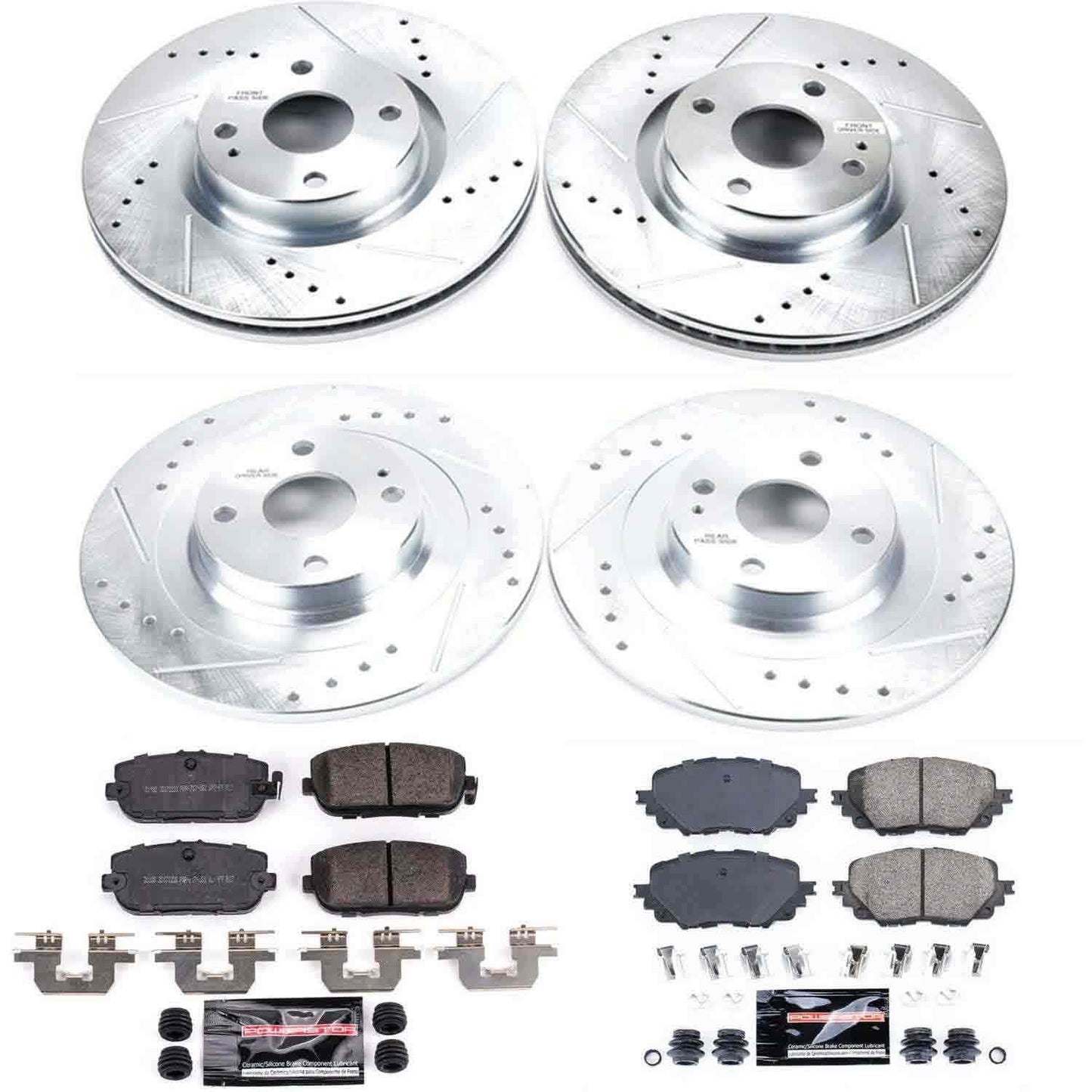 PowerStop Power Stop 17-19 Fiat 124 Spider Front & Rear Z23 Evolution Sport Brake Kit K7359