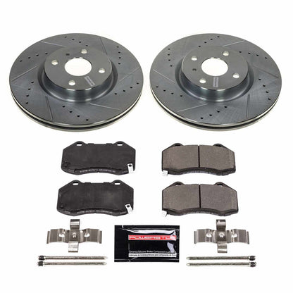 PowerStop Power Stop 16-21 Mazda MX-5 Miata Front Z23 Evolution Brake Kit K7360