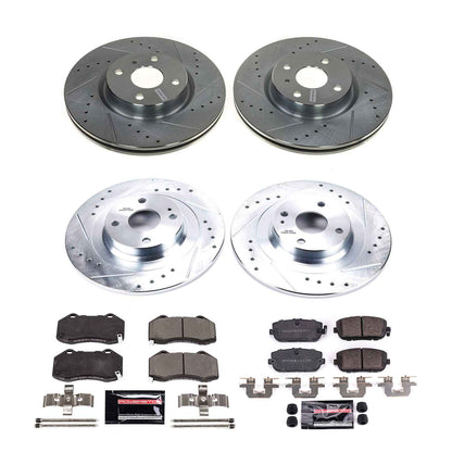 PowerStop Power Stop 16-22 Mazda MX-5 Miata Front & Rear Z23 Evolution Brake Kit K7361