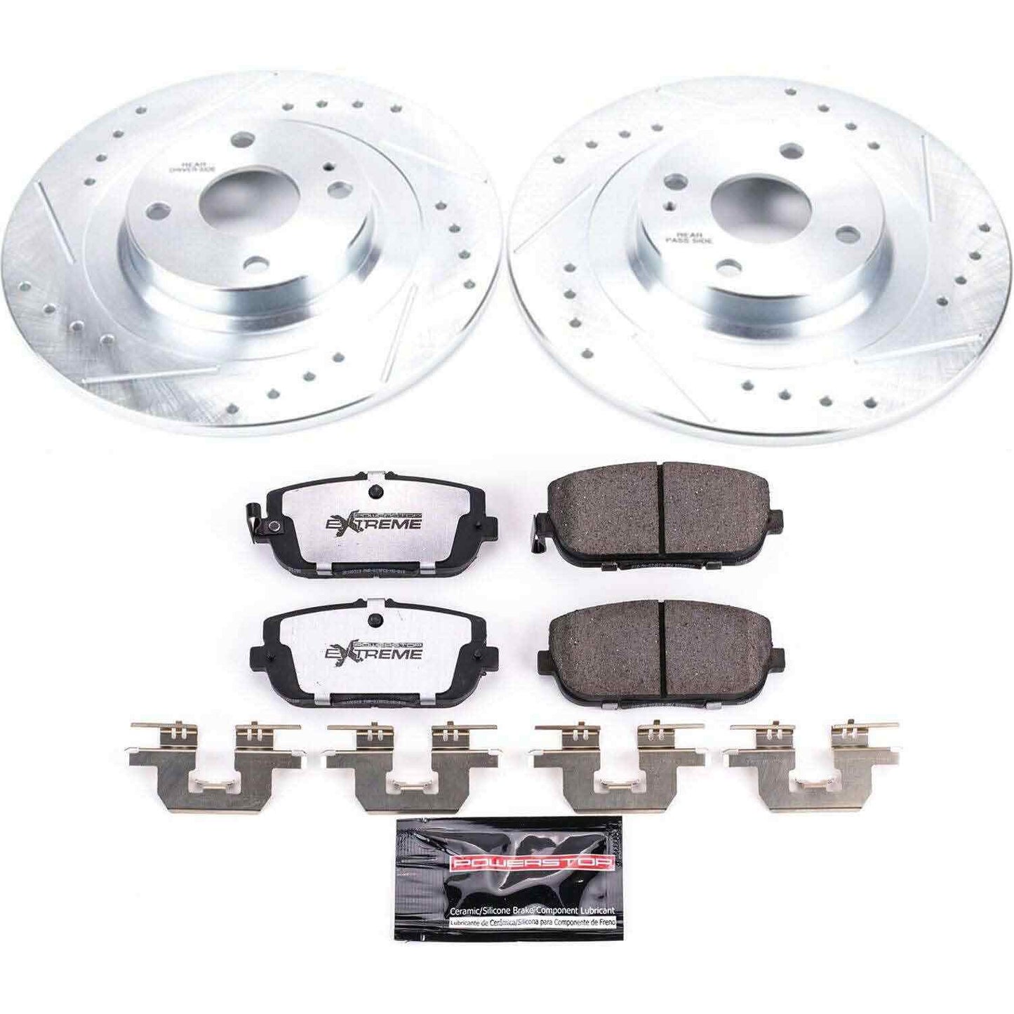 PowerStop Power Stop 17-19 Fiat 124 Spider Rear Z26 Street Warrior Brake Kit K7362-26