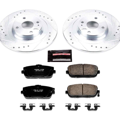 PowerStop Power Stop 17-19 Fiat 124 Spider Rear Z23 Evolution Sport Brake Kit K7362