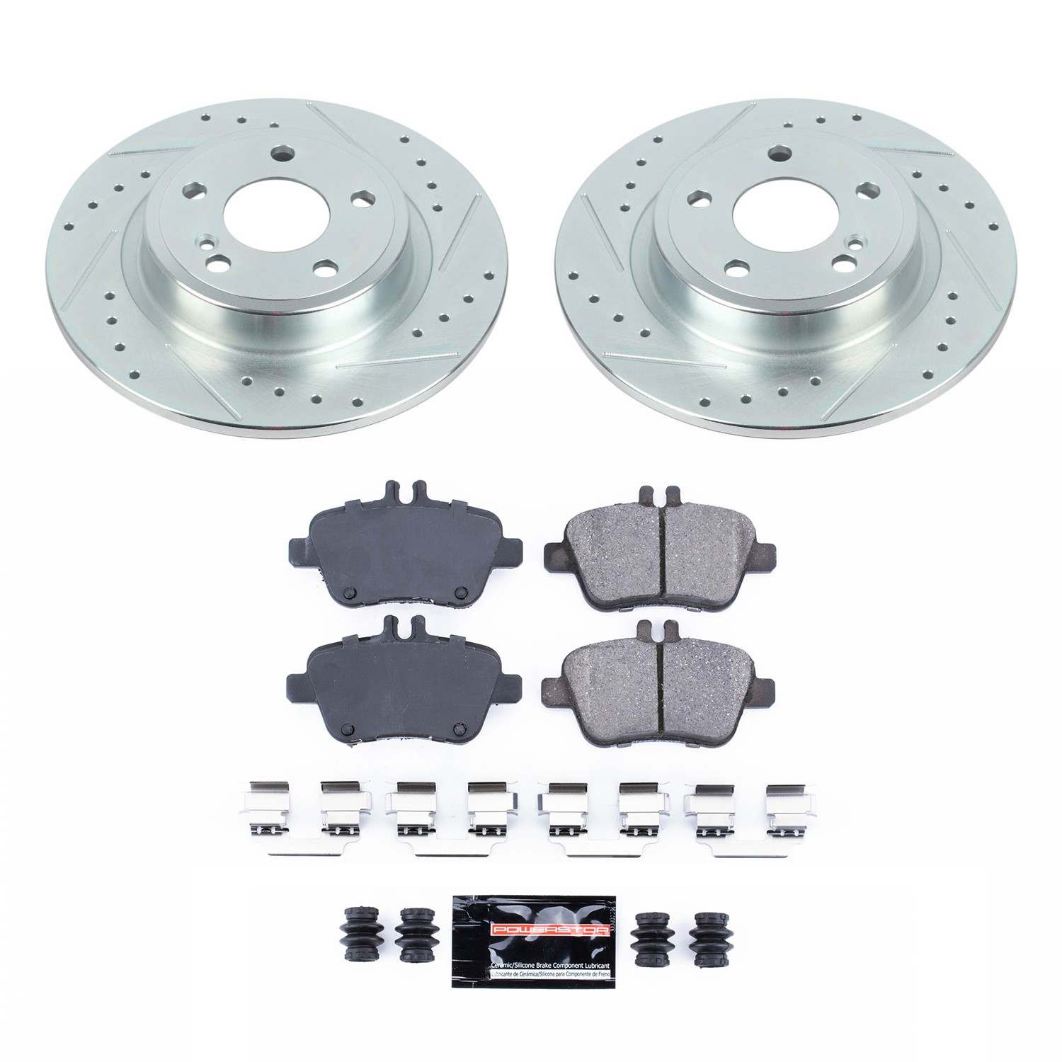 Power Stop 17-19 Infiniti QX30 Rear Z23 Evolution Sport Brake Kit K7377