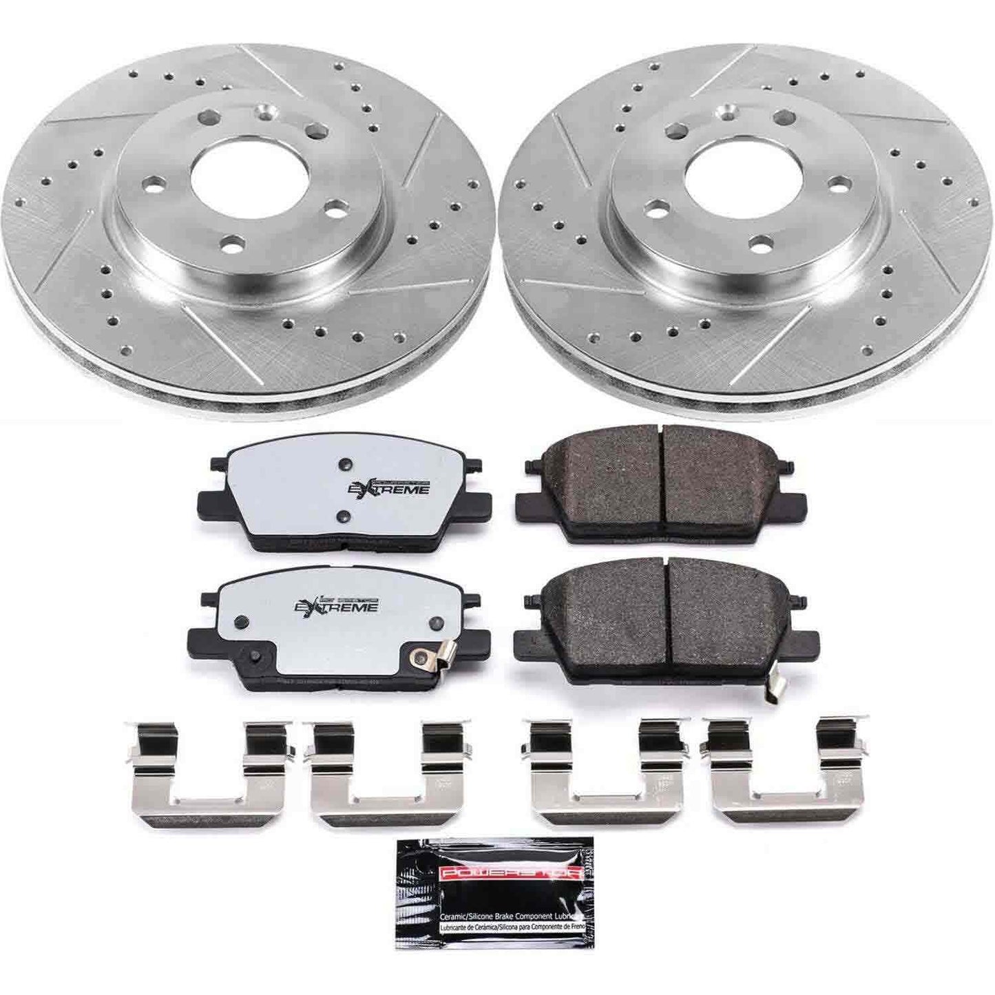 PowerStop Power Stop 18-19 Buick LaCrosse Front Z36 Truck & Tow Brake Kit K7400-36