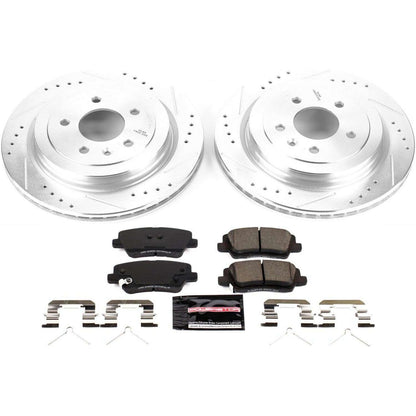 PowerStop Power Stop 16-18 Cadillac ATS Rear Z23 Evolution Sport Brake Kit K7401