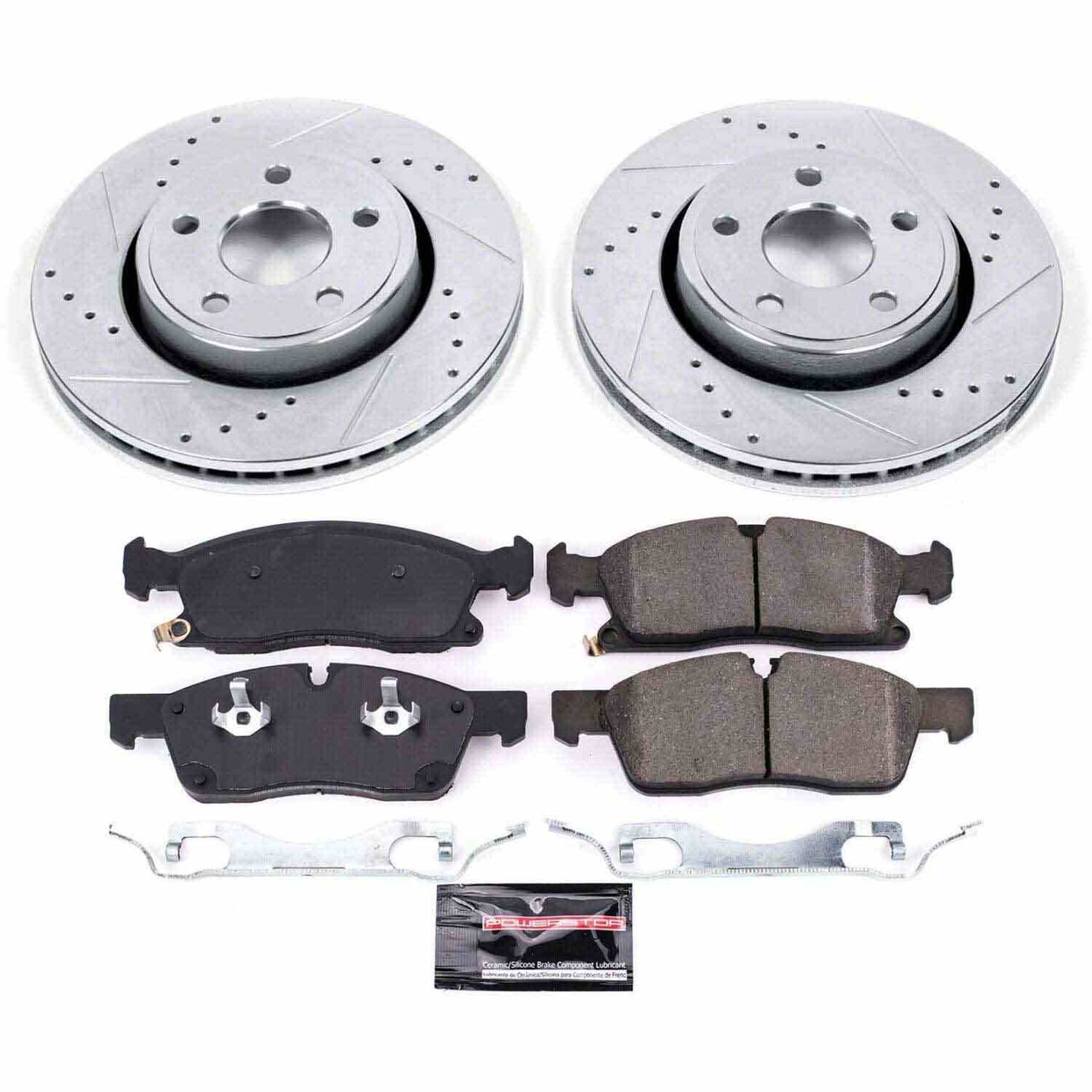 PowerStop Power Stop 17-19 Jeep Grand Cherokee Front Z23 Evolution Sport Brake Kit K7412