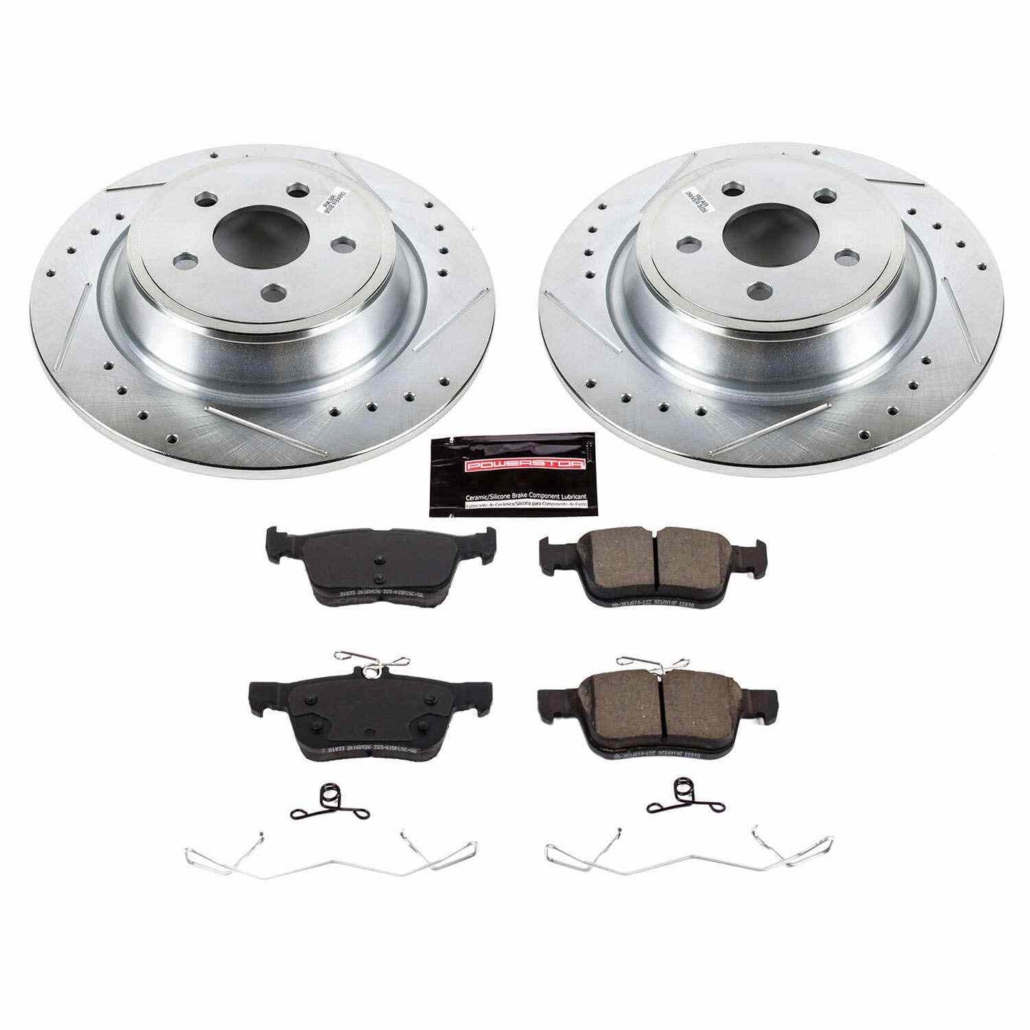 PowerStop Power Stop 17-18 Lincoln Continental Rear Z23 Evolution Sport Brake Kit K7417