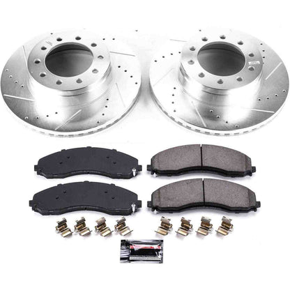PowerStop Power Stop 17-19 Ford F-450 Super Duty Front Z36 Truck & Tow Brake Kit K7422-36
