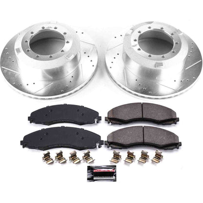 PowerStop Power Stop 17-19 Ford F-450 Super Duty Rear Z36 Truck & Tow Brake Kit K7424-36