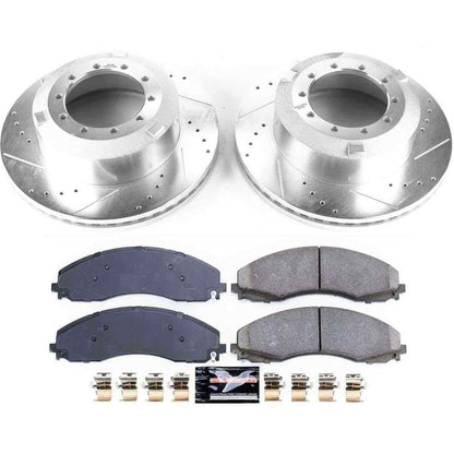 PowerStop Power Stop 17-19 Ford F-450 Super Duty Rear Z23 Evolution Sport Brake Kit K7424