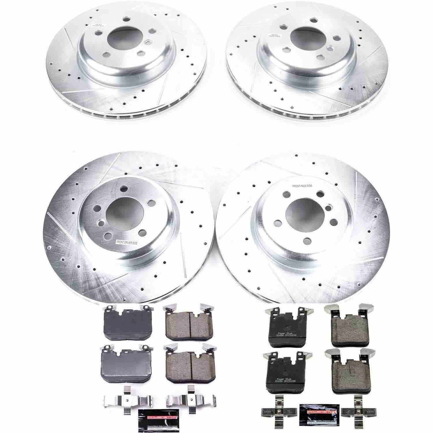 PowerStop Power Stop 12-15 BMW 335i Front & Rear Z23 Evolution Sport Brake Kit K7436