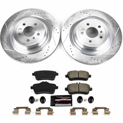 PowerStop Power Stop 17-18 Mercedes-Benz GLS450 Rear Z23 Evolution Sport Brake Kit K7448