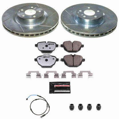 PowerStop Power Stop 11-16 BMW 528i Rear Z26 Street Warrior Brake Kit K7457-26