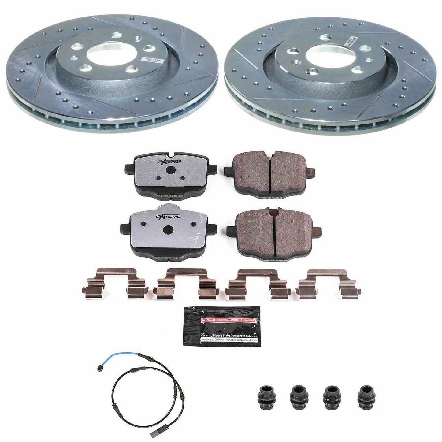 PowerStop Power Stop 11-16 BMW 550i Rear Z26 Street Warrior Brake Kit K7467-26