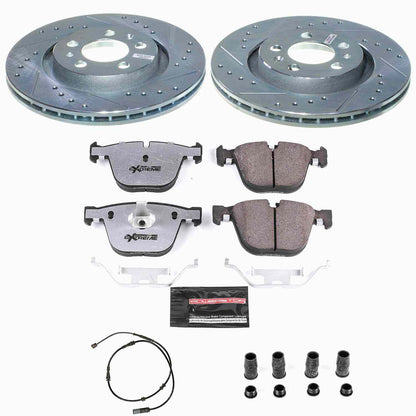 PowerStop Power Stop 11-15 BMW 740i Rear Z26 Street Warrior Brake Kit K7468-26