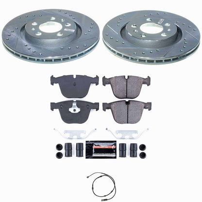PowerStop Power Stop 11-15 BMW 740i Rear Z23 Evolution Sport Brake Kit K7468