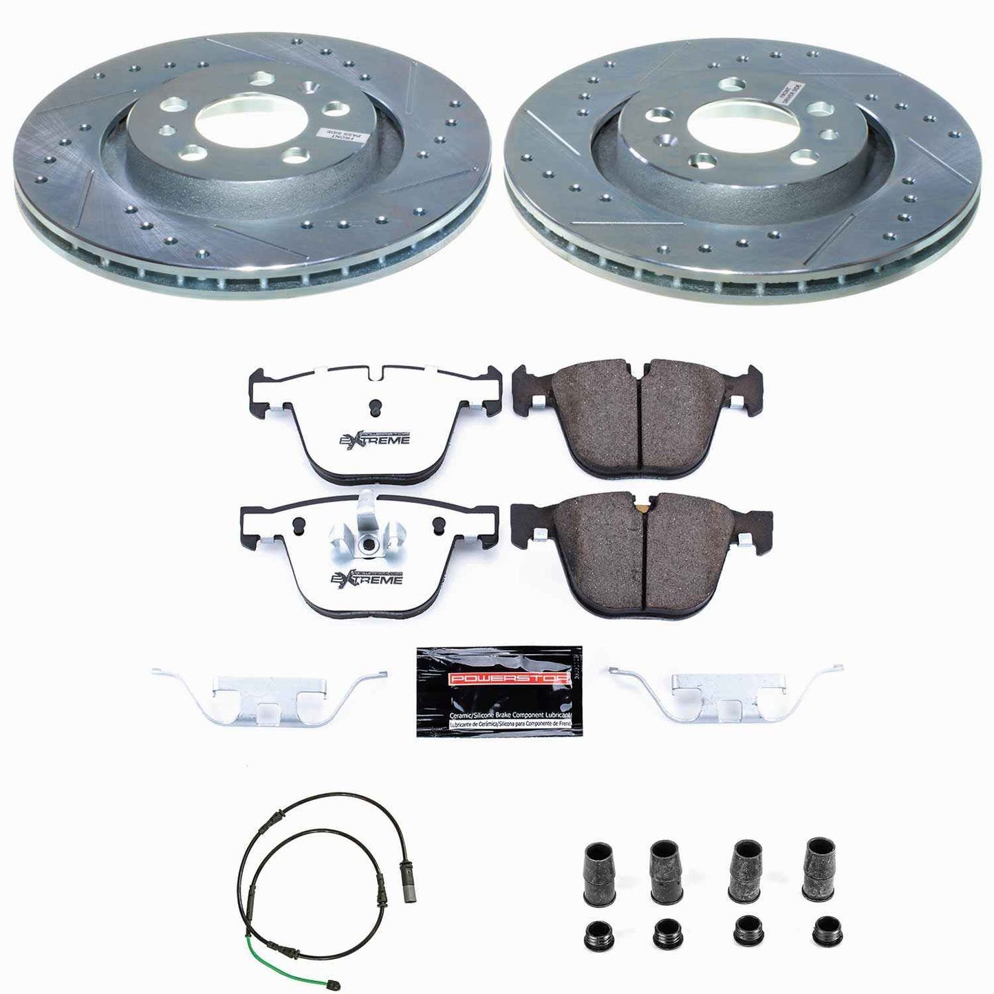 PowerStop Power Stop 10-17 BMW 535i GT Rear Z26 Street Warrior Brake Kit K7469-26