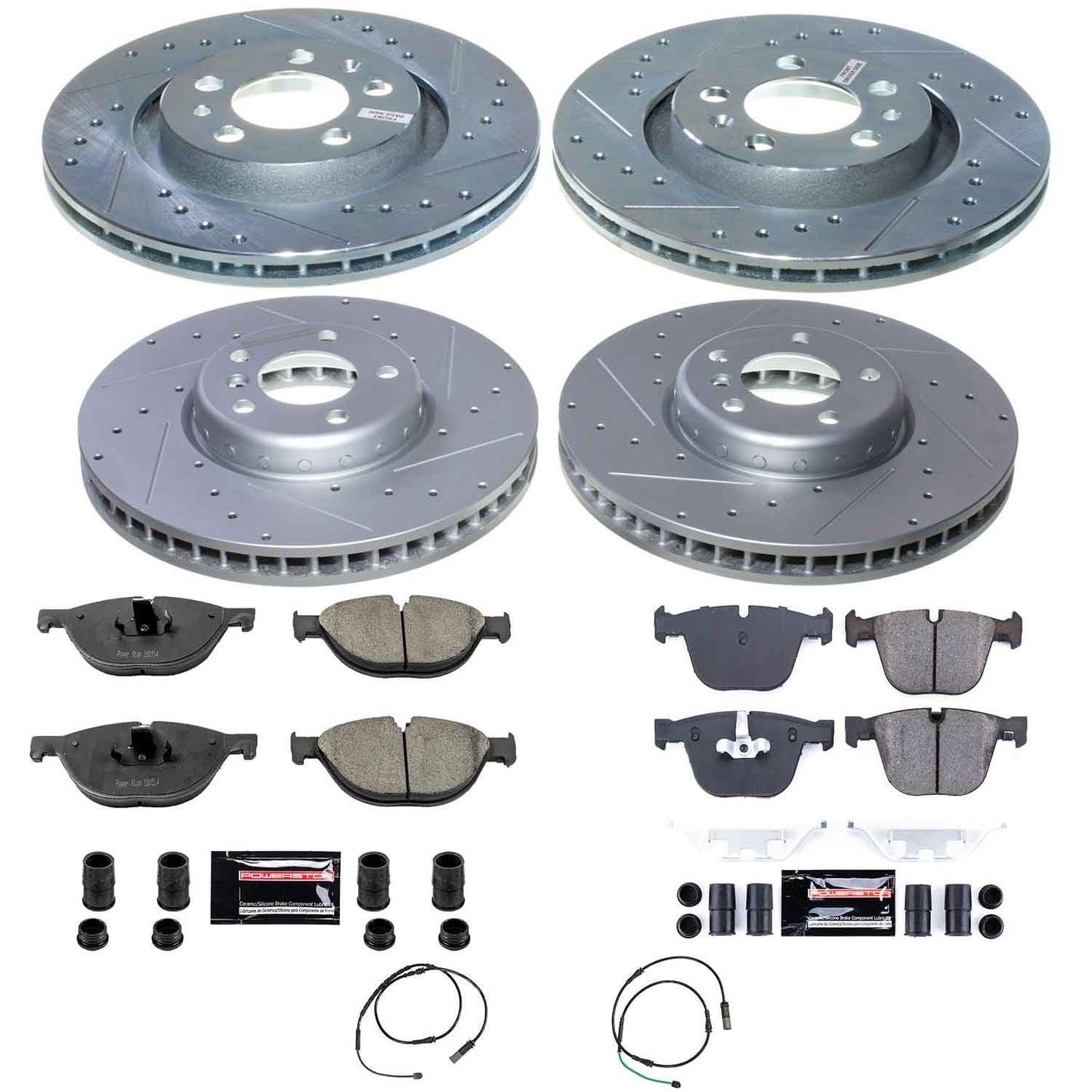 PowerStop Power Stop 10-17 BMW 535i GT Front & Rear Z23 Evolution Sport Brake Kit K7474