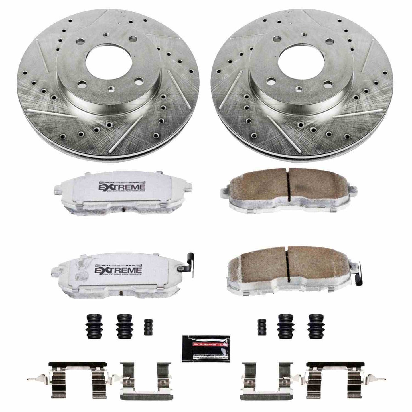 PowerStop Power Stop 99-02 Infiniti G20 Front Z26 Street Warrior Brake Kit K749-26