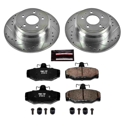 PowerStop Power Stop 1997 Volvo 850 Rear Z23 Evolution Sport Brake Kit K7499