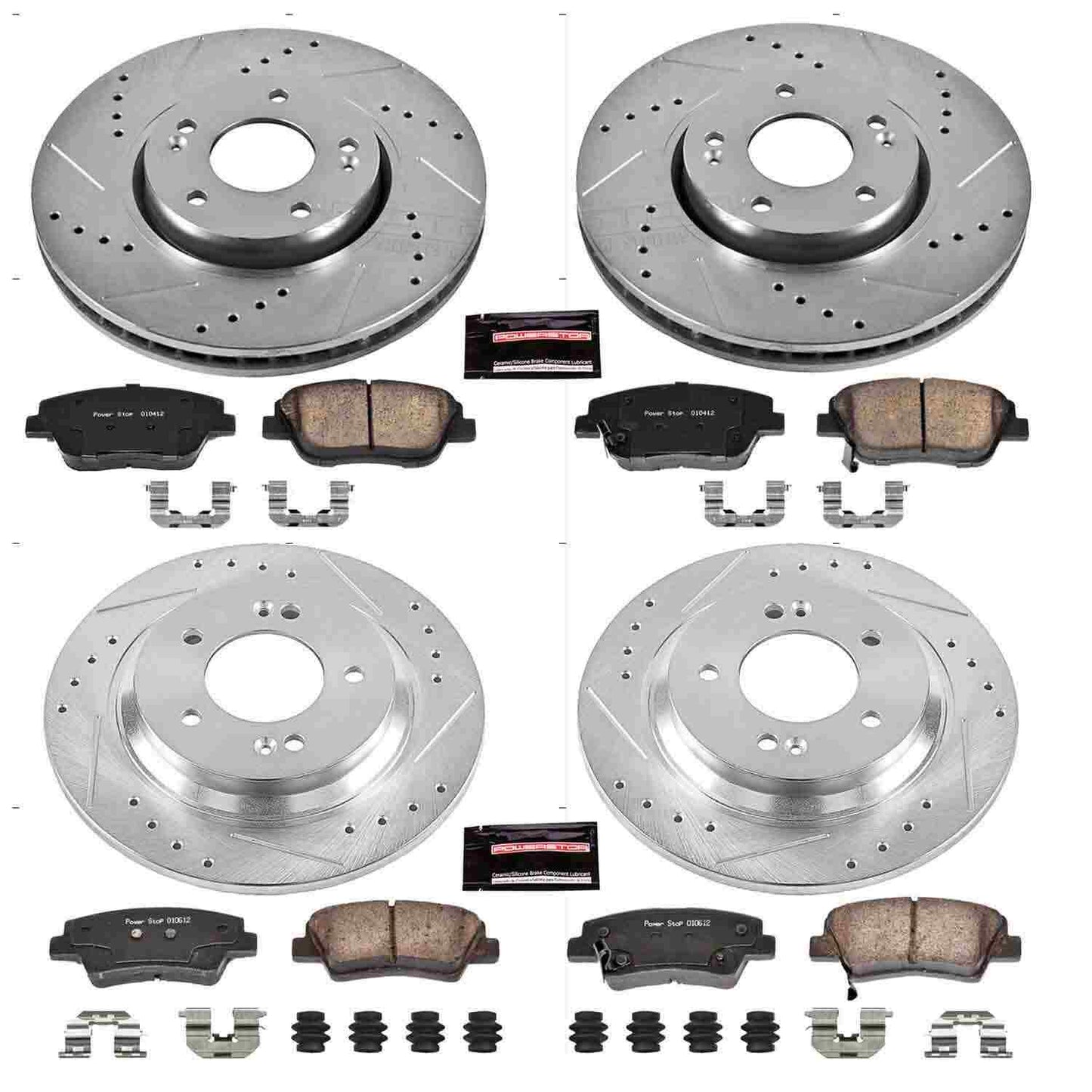 PowerStop Power Stop 13-17 Kia Optima Front & Rear Z23 Evolution Sport Brake Kit K7504