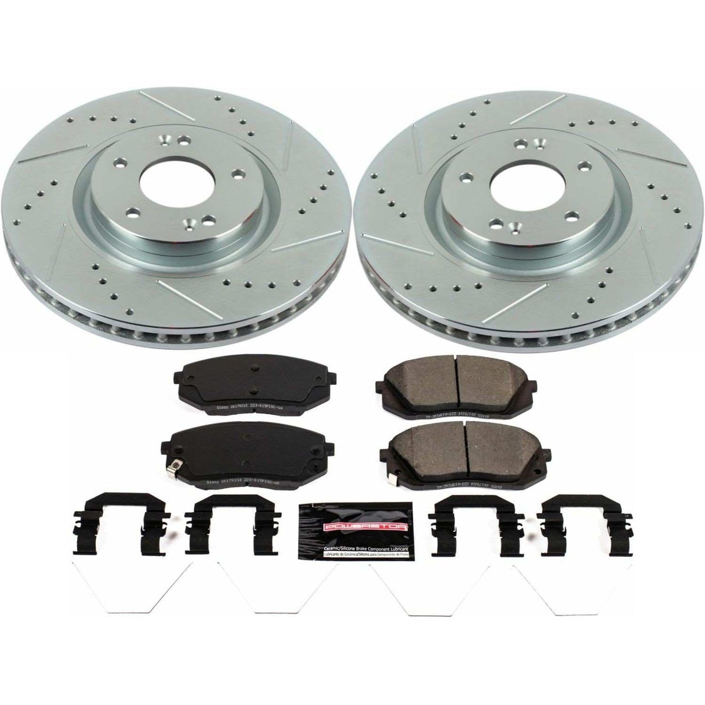 PowerStop Power Stop 17-19 Hyundai Sonata Front Z23 Evolution Sport Brake Kit K7509
